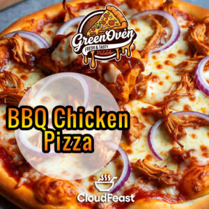 BBQ Chicken-Pizza by GreenOven (Good for 5 Persons)