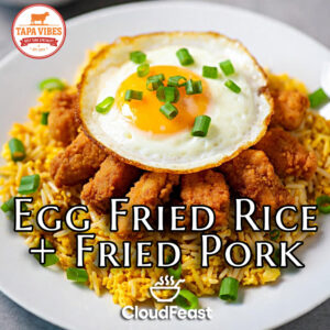Egg Fried Rice + Fried Pork - Tapa Vibes  (Good for 5 Persons)