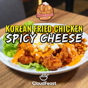 KOREAN FRIED CHICKEN Spicy Cheese  (Good for 5 Persons)