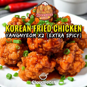 KOREAN FRIED CHICKEN YANGNYEOM x2 (Extra Spicy)  (Good for 5 Persons)
