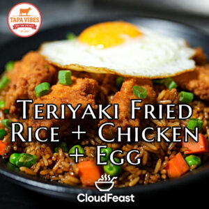 Teriyaki Fried Rice + Chicken + Egg - Tapa Vibes (Good for 5 persons)