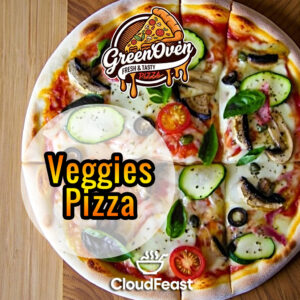 Veggies-Pizza by GreenOven (Good for 5 Persons)